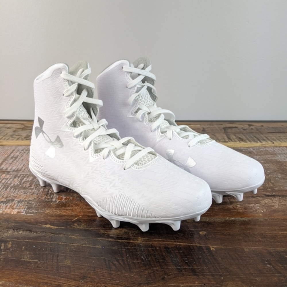 Under Armour Highlight Molded Lacrosse Cleat White